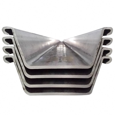 Q235 Q275 Q345 U टाइप शीट पाइल टाइप 2 400x100x10.5mm निर्माण के लिए: